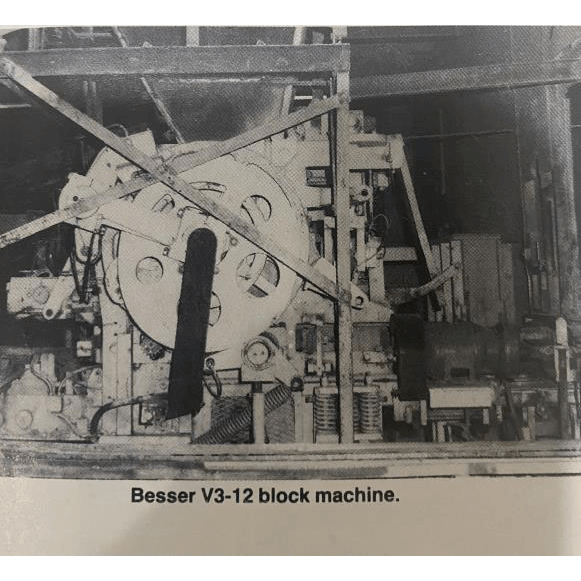 Besser V3-12 block machine